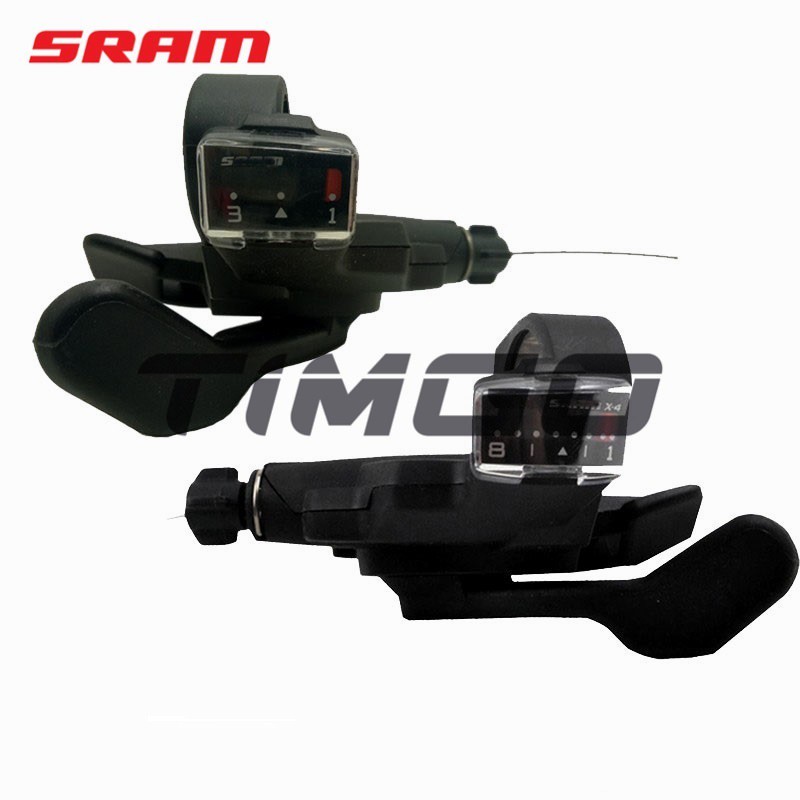 Sram X4 คันโยกเกียร์ 3×8 ความเร็ว สีดํา สําหรับรถจักรยาน MTB