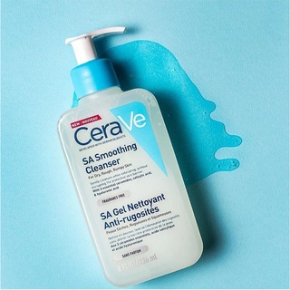 รุ่นใหม่ ของแท้💙CeraVe SA Smoothing Cleanser 236ml ของแท้ ฉลากไทย (พร้อมส่ง)🎉