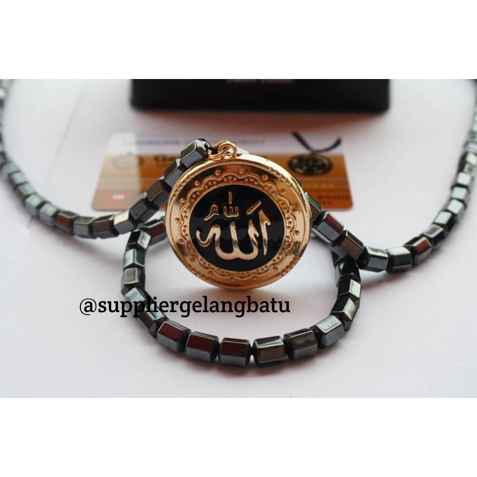 สร้อยคอเพื่อสุขภาพ lafaz gold full zircon gannamyong จี้ จี้เกาหลีดั้งเดิมโบนัสการ์ดแข็ง ktp