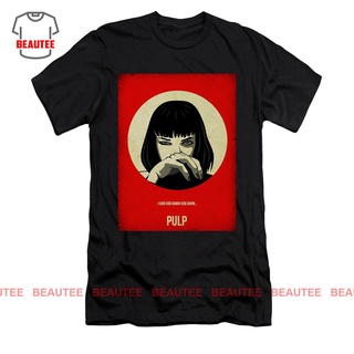 เสื้อยืด พิมพ์ลายโปสเตอร์ Pulp Fiction