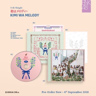 [BNK48] 4th single Kimi wa melody CD/booklet