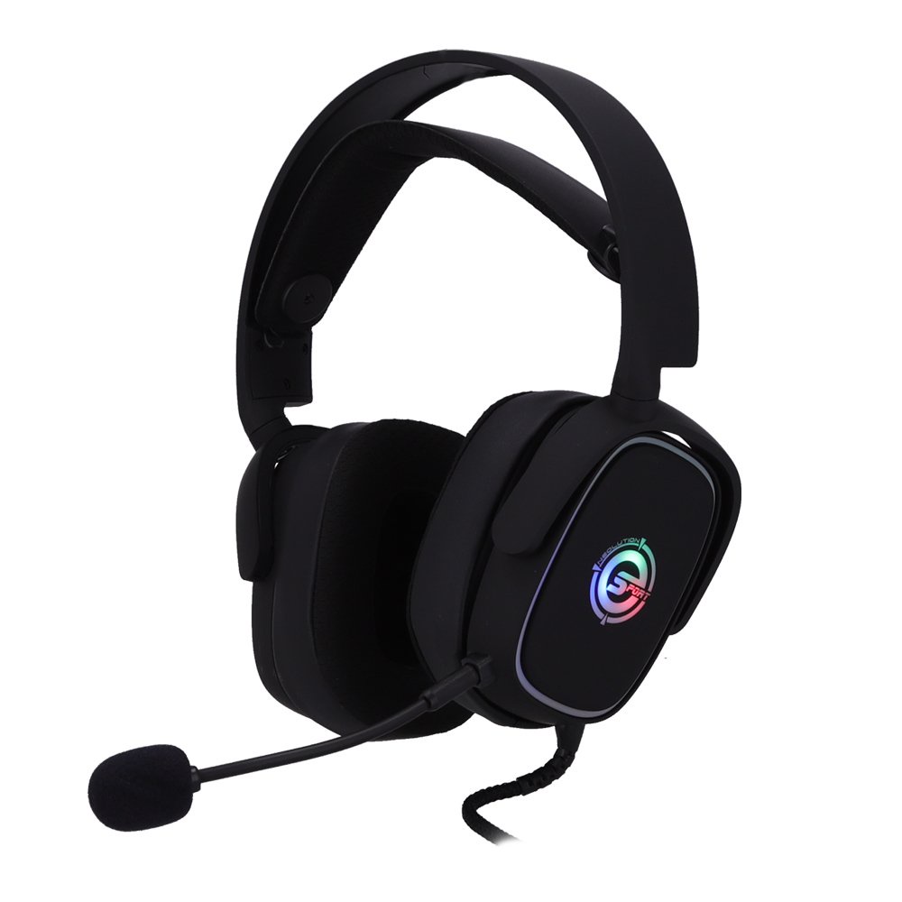 Neolution E-Sport Nebula USB 7.1 Gaming Headphone RGB หูฟังเกมมิ่ง - Black