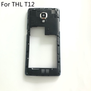 THL T12ใช้กลับกรอบเชลล์กรณีกล้องแก้วเลนสำหรับ THL T12 MT6592M 4.5 "720X1280มาร์ทโฟน