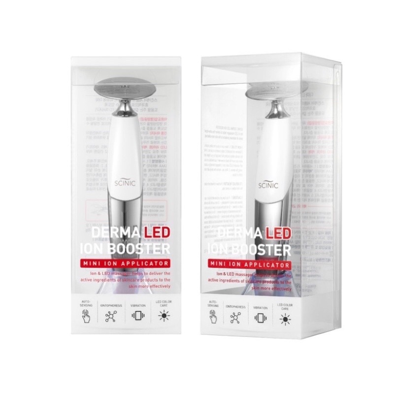 แท้‼️SCINIC Derma LED Ion Booster 1 ea เครื่องผลักครีม + นวดหน้า DERMA