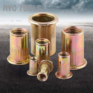 Ryo เครื่องมือเหล็กคาร์บอน M3-M12 สําหรับยึดถั่ว Rivnut