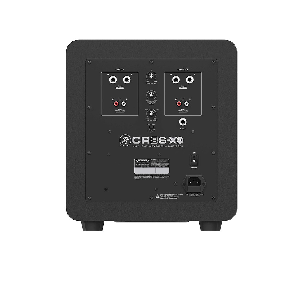 Mackie cr8s xbt 8 inch subwoofer studio quality bluetooth and desktop