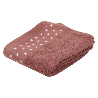 Hair towel TOWEL HOME LIVING STYLE CROSS 15X32" BROWN Towel, robe toilet ผ้าเช็ดผม ผ้าขนหนู HOME LIVING STYLE CROSS 15X3