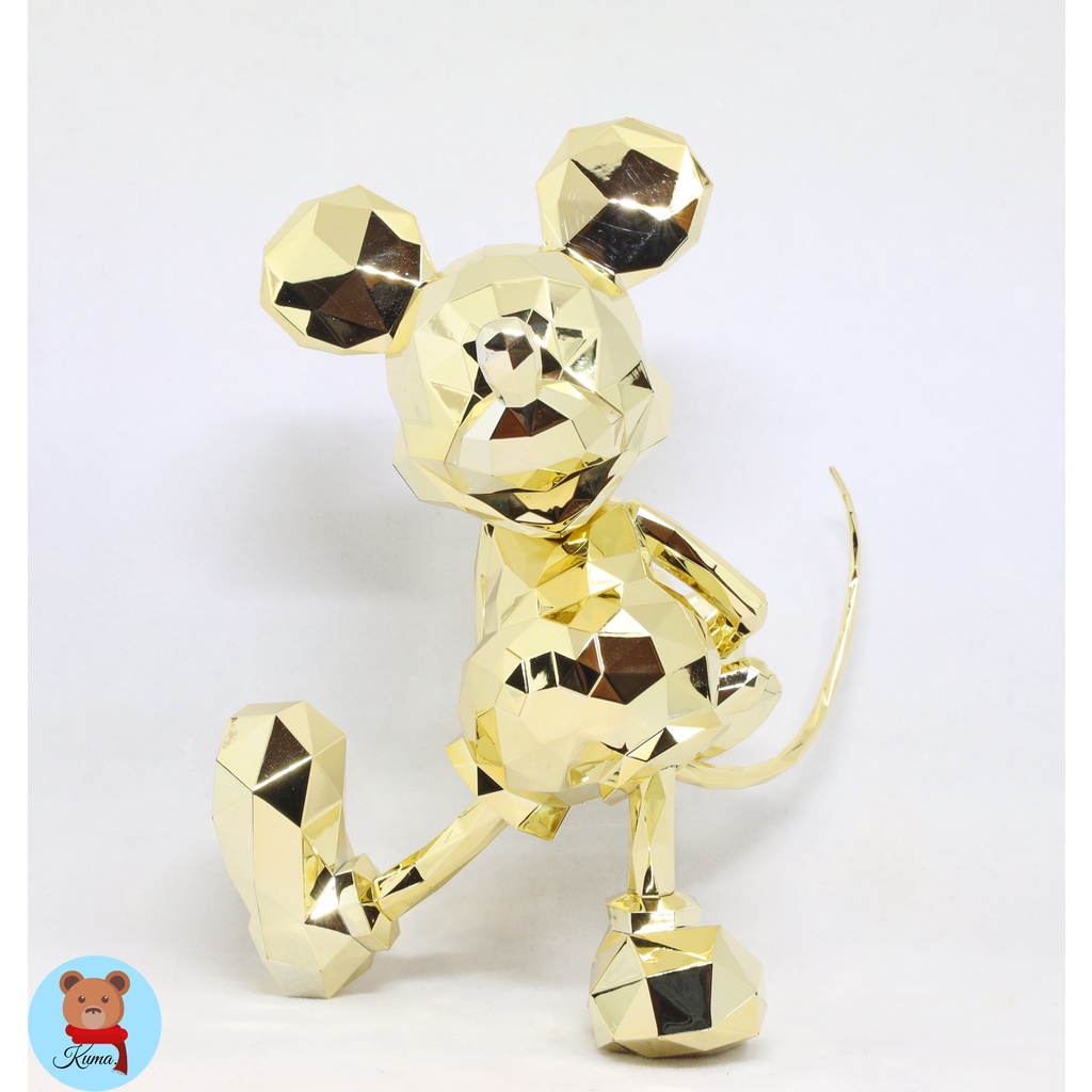 พร้อมส่ง Polygo Mickey Mouse Silver 005 Gold 006  Disney 🇯🇵มิกกี้เมาส์ ดิสนี่ย์ โมเดล สีเงิน สีทอง #4
