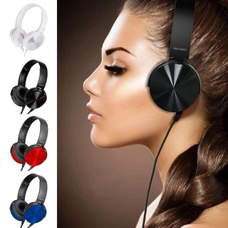 Extra Stereo Bass With Over-The-Ear Headset Mic Headphones Xb450