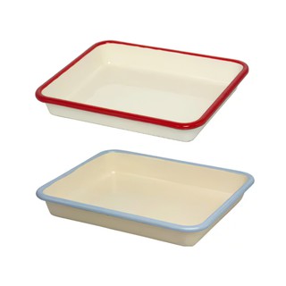 Enamel Oven Baking Tray - ถาดอบ/เสิร์ฟ อีนาเมล Size-XL