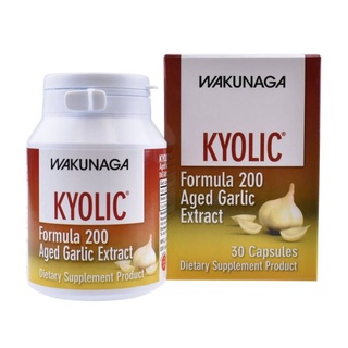 Nutrakal Kyolic 200 กระเทียมบ่มสกัด 30 แคปซูล เสริมสร้าภูมิคุ้มกัน ชะลอการอุดตันของหลอดเลือด พร้อมประโยชน์อีกมากมาย