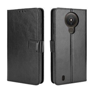 Nokia 1.4 เคส Leather Case เคสโทรศัพท์ Stand Wallet Nokia 1.4 Nokia1.4 เคสมือถือ Cover