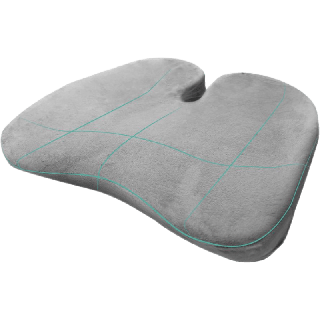 Bewell เบาะรองนั่งเพื่อสุขภาพ Ergonomic seat cushion พัฒนาร่วมกับนักกายภาพ รุ่น Gentle Softpulse ปลอกนุ่ม สบาย