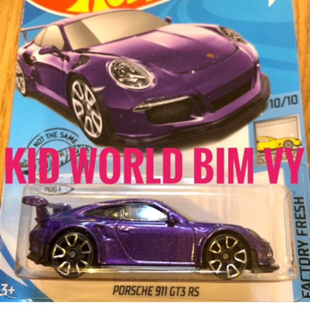 Hot Wheels basic Porsche 911 GT3 RS FYC47 รถโมเดล