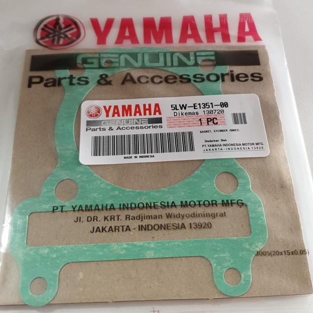 Yamaha Mio Sporty Smile, Nouvo, Fino คาร์บูเรเตอร์ 5LW-E1351-00 ปะเก็นบล็อกลูกสูบ