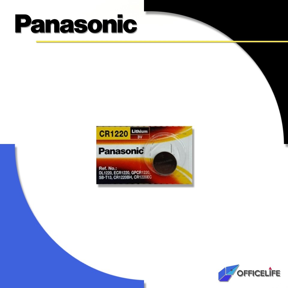 [1เม็ด] ถ่านกระดุม ถ่าน Panasonic CR2032 2025 2016 1632 1620 1616 1220