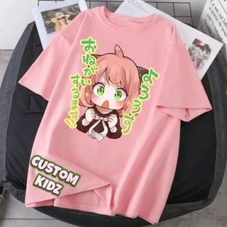 เสื้อยืด พิมพ์ลายอนิเมะ Anya FORGER JAPAN สําหรับเด็กผู้หญิง