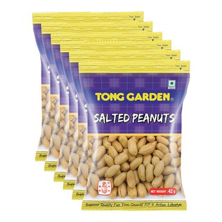 ทองการ์เด้น ถั่วลิสง อบเกลือ ขนาด 42 กรัม แพ็ค 6 ชิ้น Thong Garden Salted Peanuts Size 42 g.Pack of 6 pieces