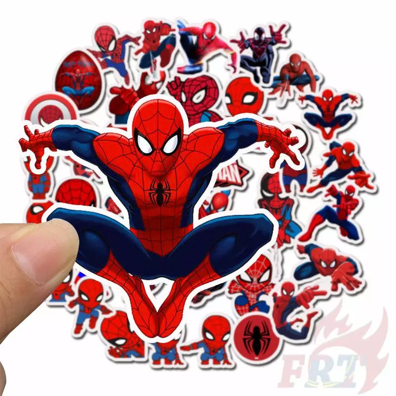 ❉ S.pider-Man Series 02 - M-Cartoon Superhero สติ๊กเกอร์ ❉ 35Pcs/Set DIY Fashion Luggage Laptop Skateboard Doodle Decals สติ๊กเกอร์