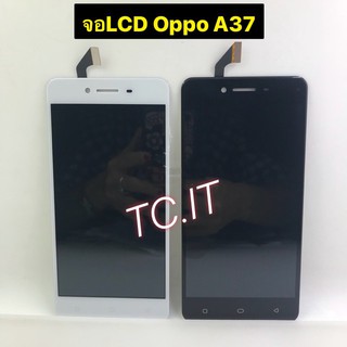 หน้าจอ + ทัสกรีน Oppo A37 สี ขาว ดำ