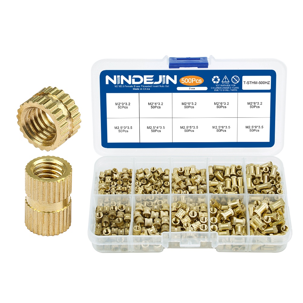 NINDEJIN ถัททองเหลืองสําหรับถั่วทองเหลือง 450/500 ชิ้น