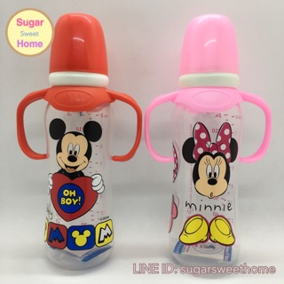 ขวดนมมีแขนจับ Mickey &amp; Minnie Mouse