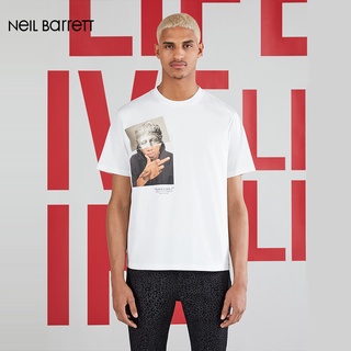 เสื้อยืดแขนสั้น พิมพ์ลาย NEIL BARRETT แฟชั่นฤดูใบไม้ผลิ และฤดูร้อน สําหรับผู้ชาย