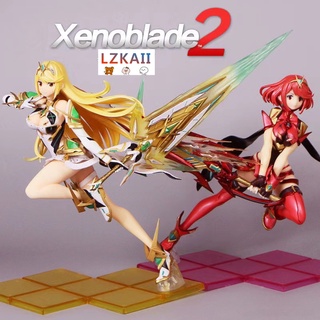 Xenoblade 2 - Mythra &amp; Pyra ฟิกเกอร์อนิเมะ Xenoblade Chronicles 2 ขนาด 1 : 7 21 ซม. คุณภาพสูง