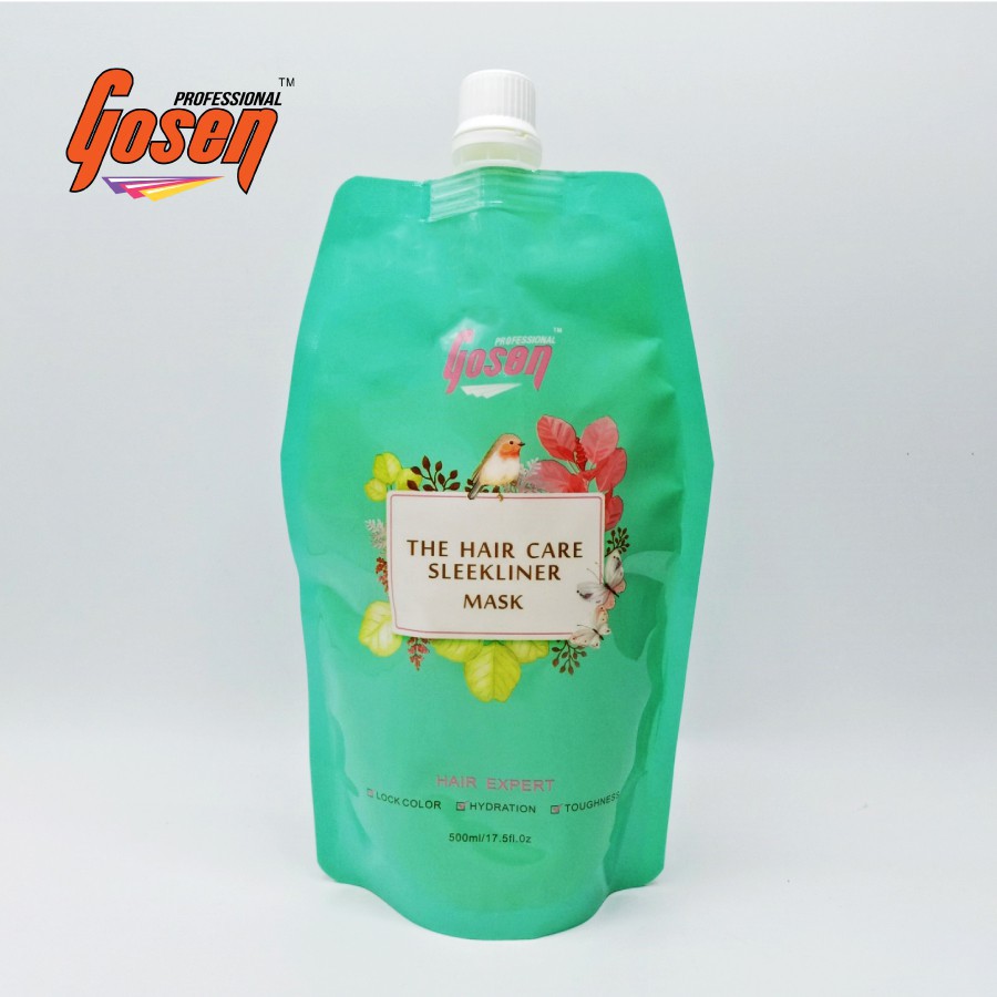 น้ำยาเชื่อมแกน โกเซ็น Gosen The Hair Care Sleekliner Mask 500ml #เชื่อมแกน #ทรีทเม้นท์ล็อคสีผม #เชื่
