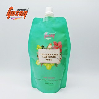 น้ำยาเชื่อมแกน โกเซ็น Gosen The Hair Care Sleekliner Mask 500ml #สีผม #ยืดผม