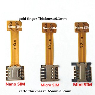 อะแดปเตอร์การ์ด Two Network SIM Card สำหรับ Samsung