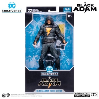 Mcfarlane DC Black Adam Black Adam With Cloak