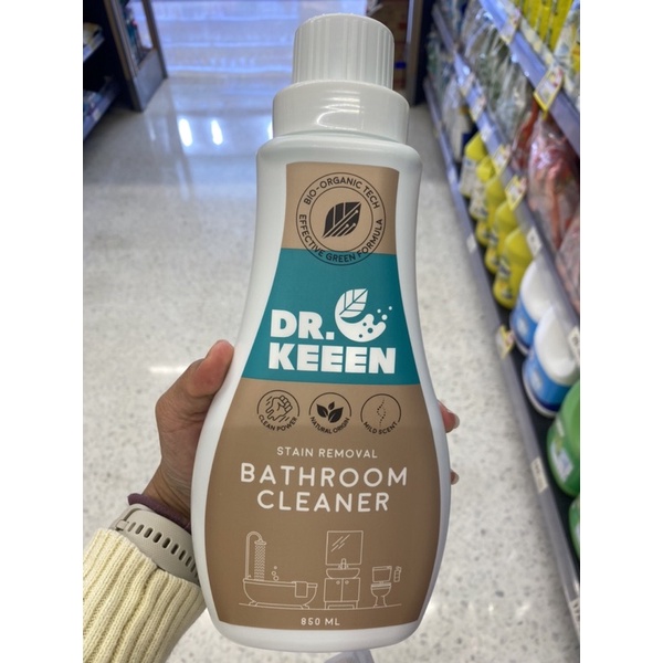 ผลิตภัณฑ์ ทำความสะอาด ขจัดกลิ่น สูตรห้องน้ำ ตรา ดร.คีนน์ 850 Ml. Dr.Keen Bathroom Cleaner