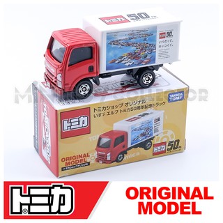 รถเหล็กTomica ของแท้ Tomica Shop Original Isuzu Elf Tomica 50th Anniversary Truck