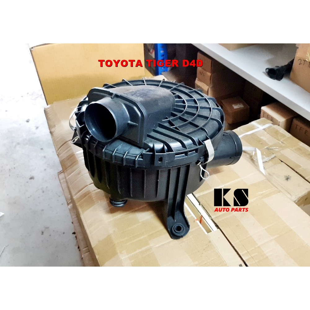 หม้อกรองอากาศ TOYOTA TIGER 2L 3L 5L พลาสติกทั้งลูก ฝาและหม้อกรอง (โตโยต้า ไทเกอร์)