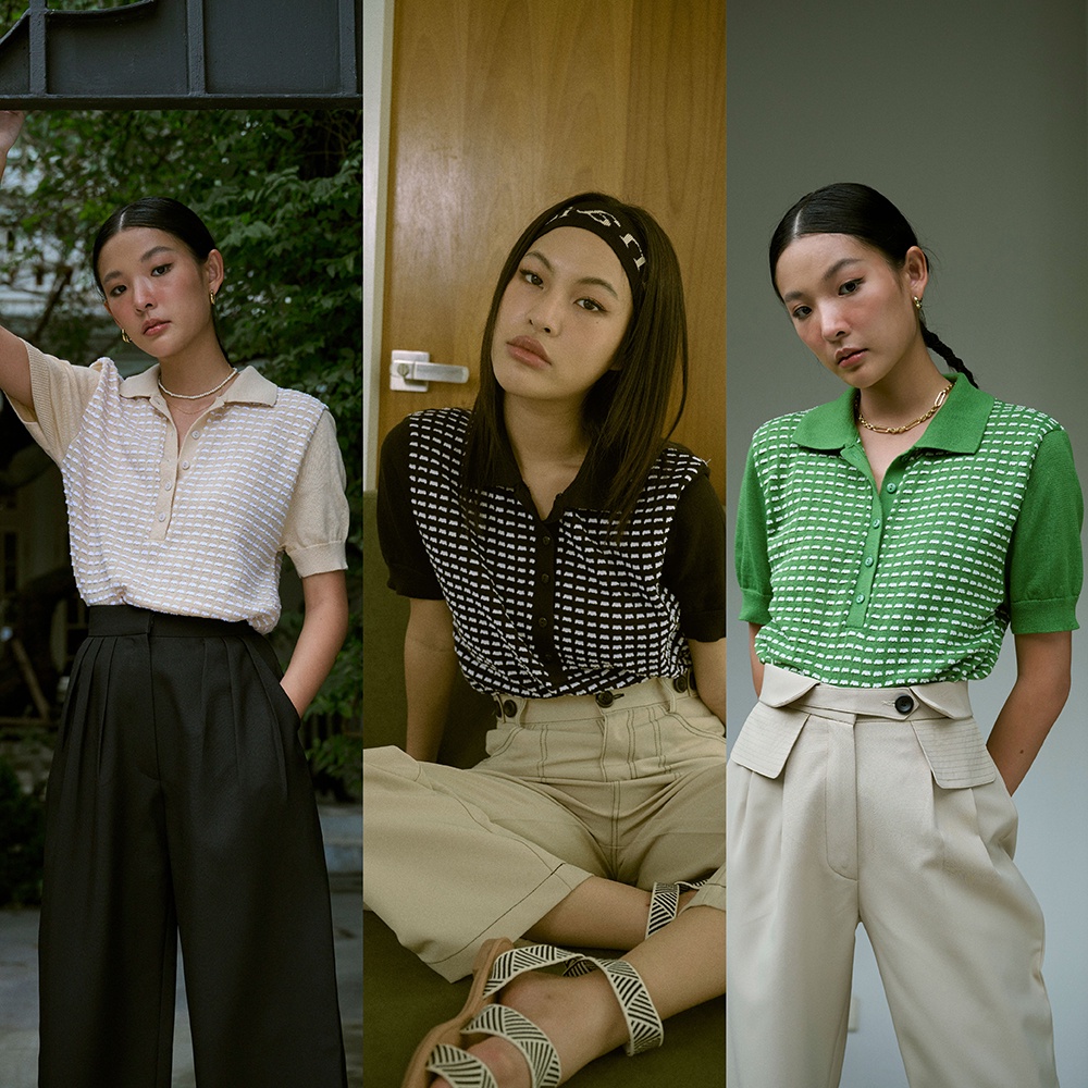 maison KEEPS | Nami Knitted Tops เสื้อโปโลไหมพรม | Limited ไม่ผลิตเพิ่ม