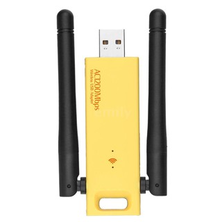 WD-4602AC 1200Mbps Wireless Dual Band USB Adapter AC1200 USB3.0 Wireless Network WiFi Adapter 2.4GHz / 5.0GHz Ethernet 8