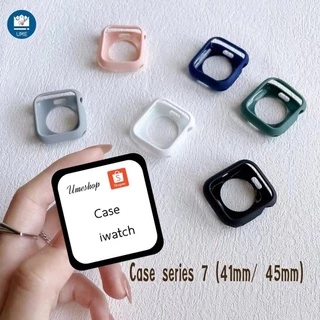 เคส 10 TPU ด้าน เเบบนิ่ม สีๆ case Watch 11/10/9/8/7 ขนาด 41/45/42/46mm พร้อมส่ง เคส watch10 46mm เคสสำหรับแอปเปิ้ลวอช