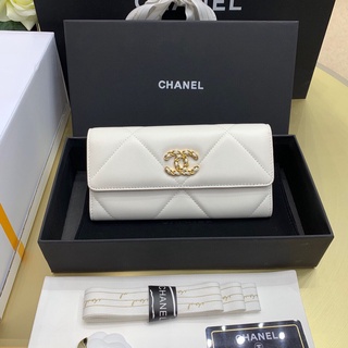 พรี Chanel กระเป๋าสตางค์ กระเป๋าแฟชั่นแบรนด์เนน หนังแท้กระเป๋า​บัตร