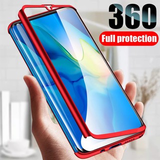 Case OPPO A92 เคสประกบหน้าหลัง แถมฟิล์มกระจก1ชิ้น เคสแข็ง เคสประกบ 360 องศา สวยและบางมาก Oppo A92 พร้อมส่ง