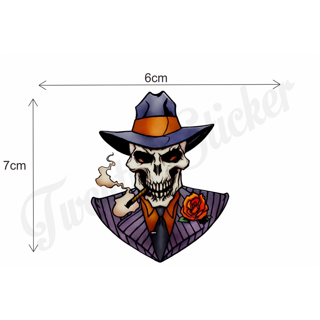 สติ๊กเกอร์ GANGSTER SKULLS