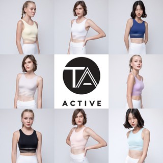 TA ACTIVE VICKY V-BACK CROP เสื้อครอปเข้ารูป