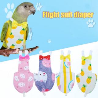 yoodada Bird Parrot Diaper Cockatiel Pigeons Medium Large Pet Birds Flight Suit  Cute Clothes