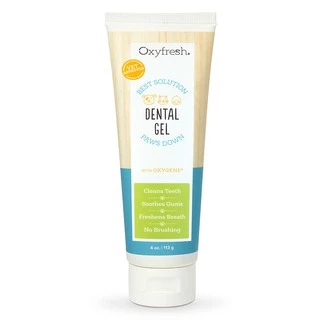 Oxyfresh Pet dental gel อ็อกซี่ เฟรช ผลิตภัณฑ์เจลทำความสะอาดฟัน กำจัดกลิ่นปาก ช่วยลดคราบหินปูน 113g.