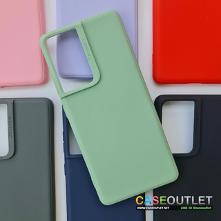 เคส Samsung Galaxy S21 Ultra | S21 plus TPU สีพาสเทล สีด้าน ใส่บาง ลดรอยนิ้ว กันกล้อง เคสใส่ป้องกันรอบ