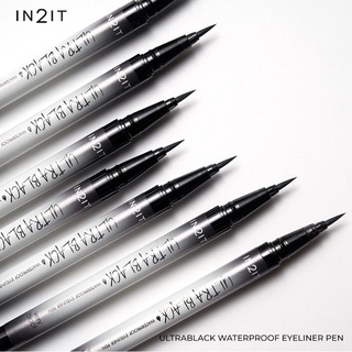 IN2IT ULtrablack Waterproof Eyeliner Pen อายไลเนอร์เนื้อฟิล์ม