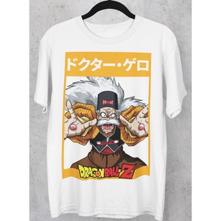 คอตต้อนคอกลมเสื้อยืด Unisex รุ่น ดร.เกโร่ Dr. Gero Edition ดราก้อนบอลแซด Dragon Ball Z สวยใส่สบายแบรนด์ Khepri 100%cotto