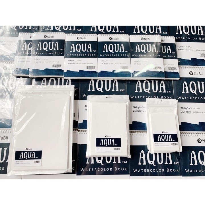 กระดาษสีน้ํา NaBii Aqua Fat 300gsm