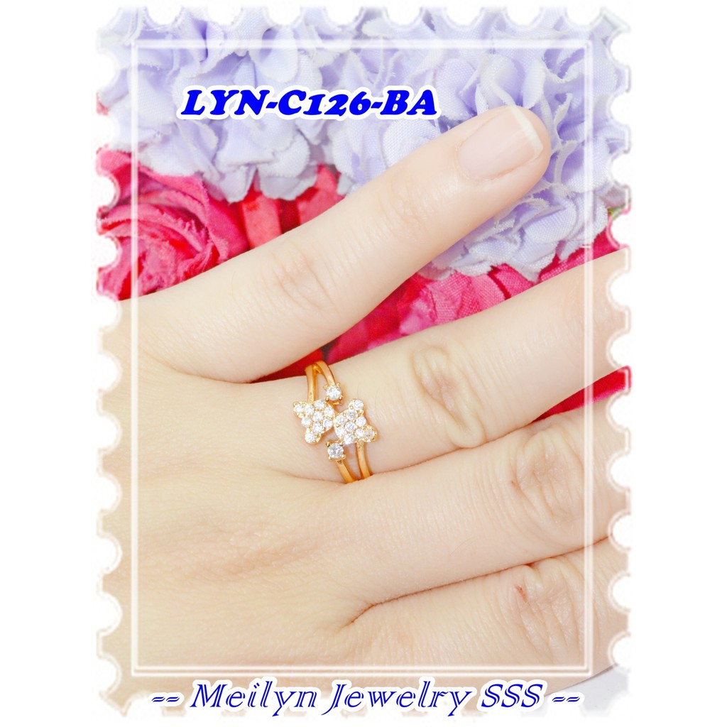 LYN Original Meilyn Brand 18K Gold Plated Ring