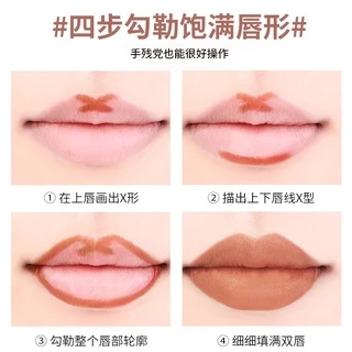 L-17🌟สินค้ามีพร้อมส่ง⚡️ ดินสอเขียนขอบปาก ลิปไลเนอร์ เนื้อเเมตต์ เเบบหมุนออโต้ กันน้ำ ติดทนนาน มีให้เลือกถึง 11 สี